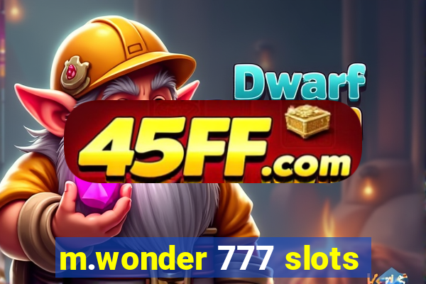 m.wonder 777 slots